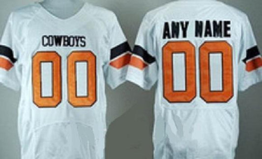 Custom Oklahoma State Cowboys Jersey Name and Number NCAA College Football Style 2