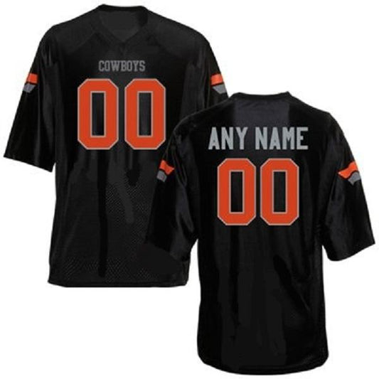 Custom Oklahoma State Cowboys Jersey Name and Number NCAA College Football Style 1