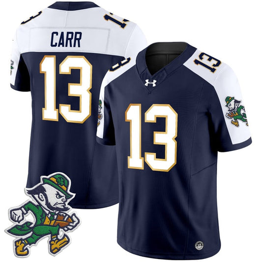 CJ Carr Jersey #13 Notre Dame 2025 Gridiron Leprechaun Edition Alter