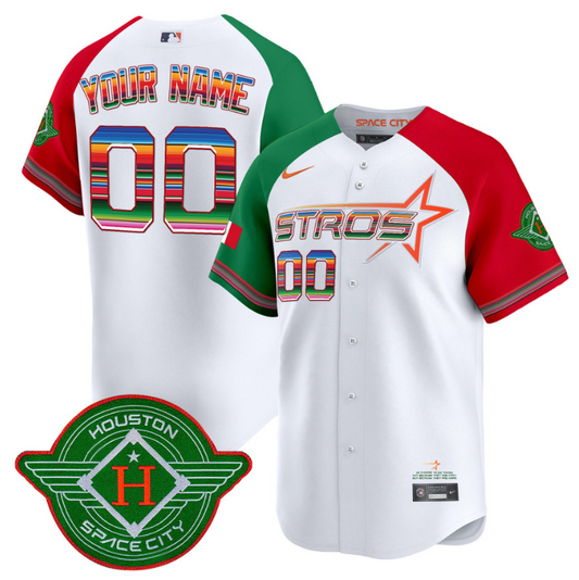 Custom Astros Jersey 2025 City Connect Mexico Vapor Premier Limited All Stitched Alternate
