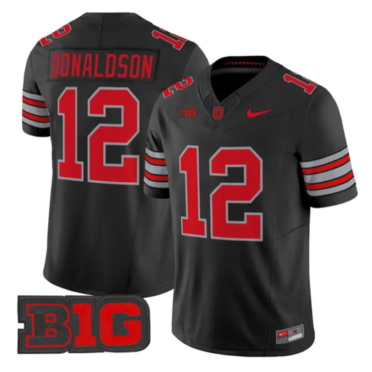 CJ Donaldson Jersey #12 Ohio State 2026 Tunnel Vision Limited Stitched