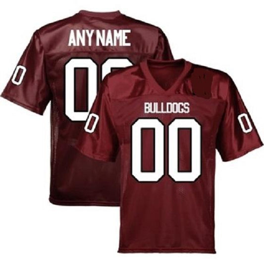 Custom Alabama AM Bulldogs Jersey Name and Number NCAA College Football Red