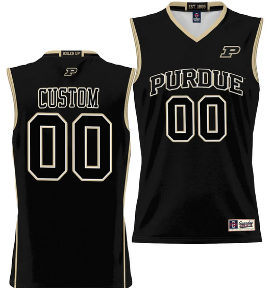 Custom Purdue Boilermakers Jersey Name and Number NIL College Basketball Lightweight White