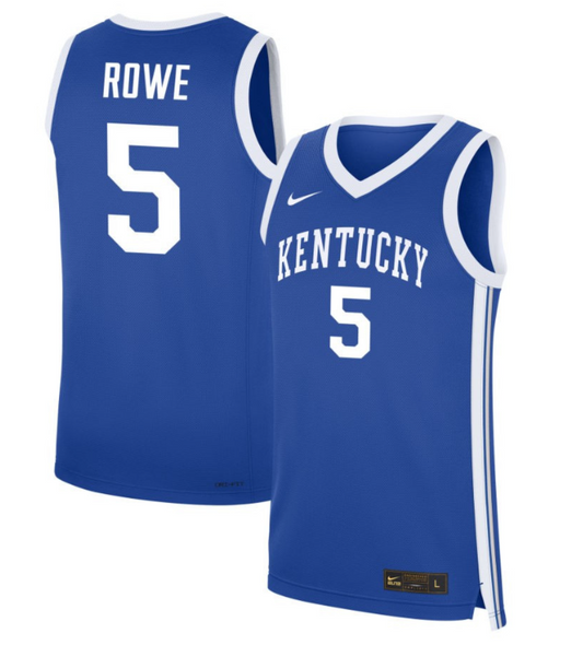 Cassidy Rowe Jersey #5 Kentucky Wildcats NIL Basketball Royal