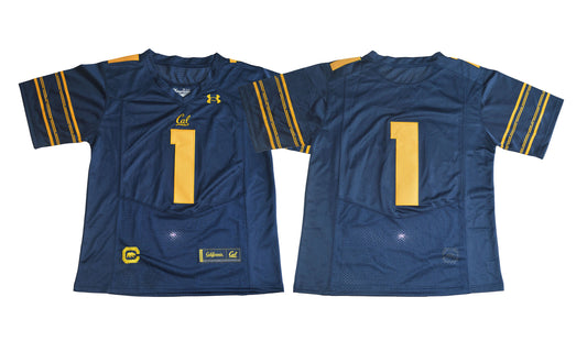 California Golden Bears #1 Blue Under Armour College Football Jersey