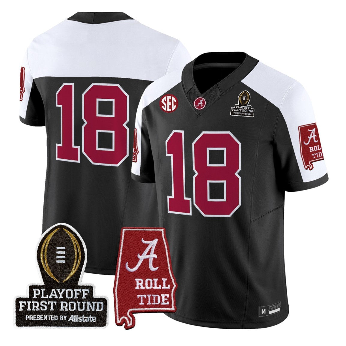 Deontae Lawson Jersey #0 Alabama Crimson 2025 Playoff First Round Stitched