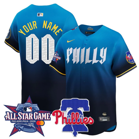 Custom Philadelphia Phillies Jersey 2026 MLB All-Star Stitched City Connect