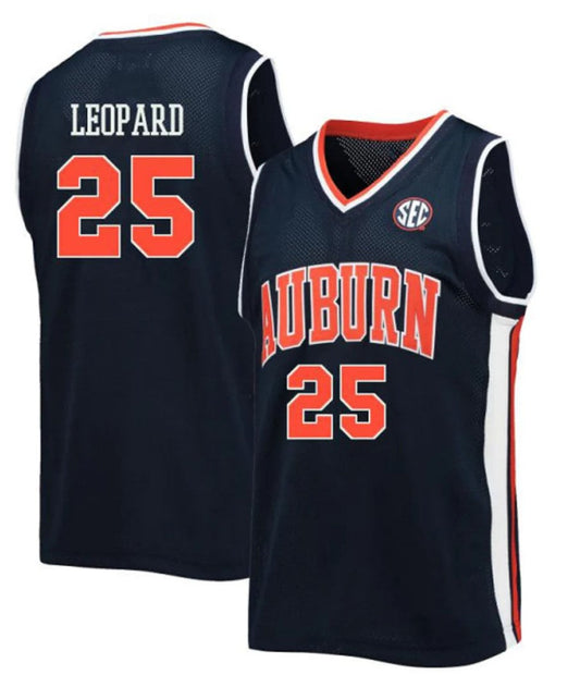 Chandler Leopard Jersey Auburn Tigers College Basketball #25