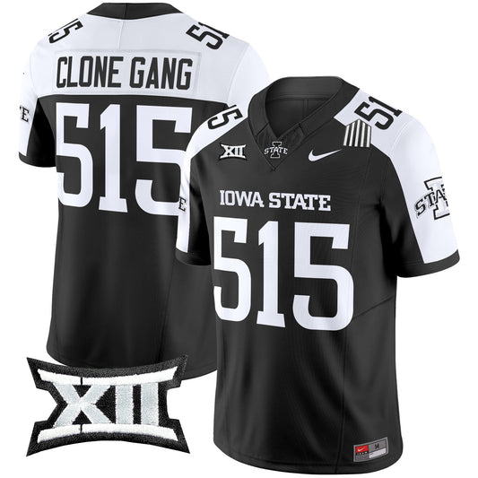 Clone Gang Jersey #515 Iowa State Cyclones 2025 Stitched Black Alternate