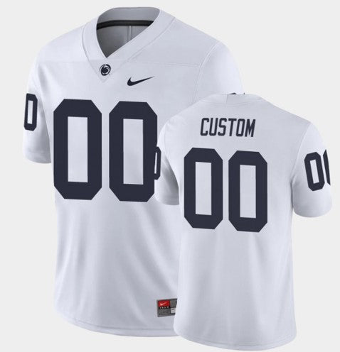 Custom Penn State Nittany Lions Jersey Name and Number NCAA College Football Replica White
