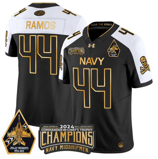 Colin Ramos Jersey #44 Navy Midshipmen Commander-in-chief's Trophy Alternate