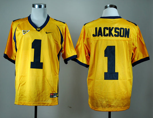 California Golden Bears #1 DeSean Jackson NCAA Football Jersey Yellow