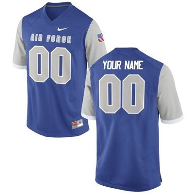 Custom Air Force Falcons Jersey Name and Number NCAA College Football Jerseys Navy