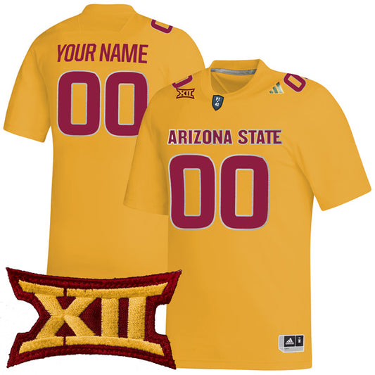 Custom Arizona State Sun Devils Jersey Name and Number College Football Gold Game – All Stitched