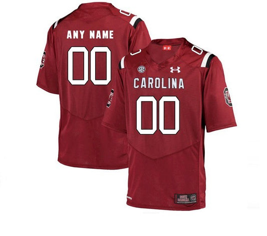Custom South Carolina Gamecocks Jersey Name and Number College NCAA Football Red