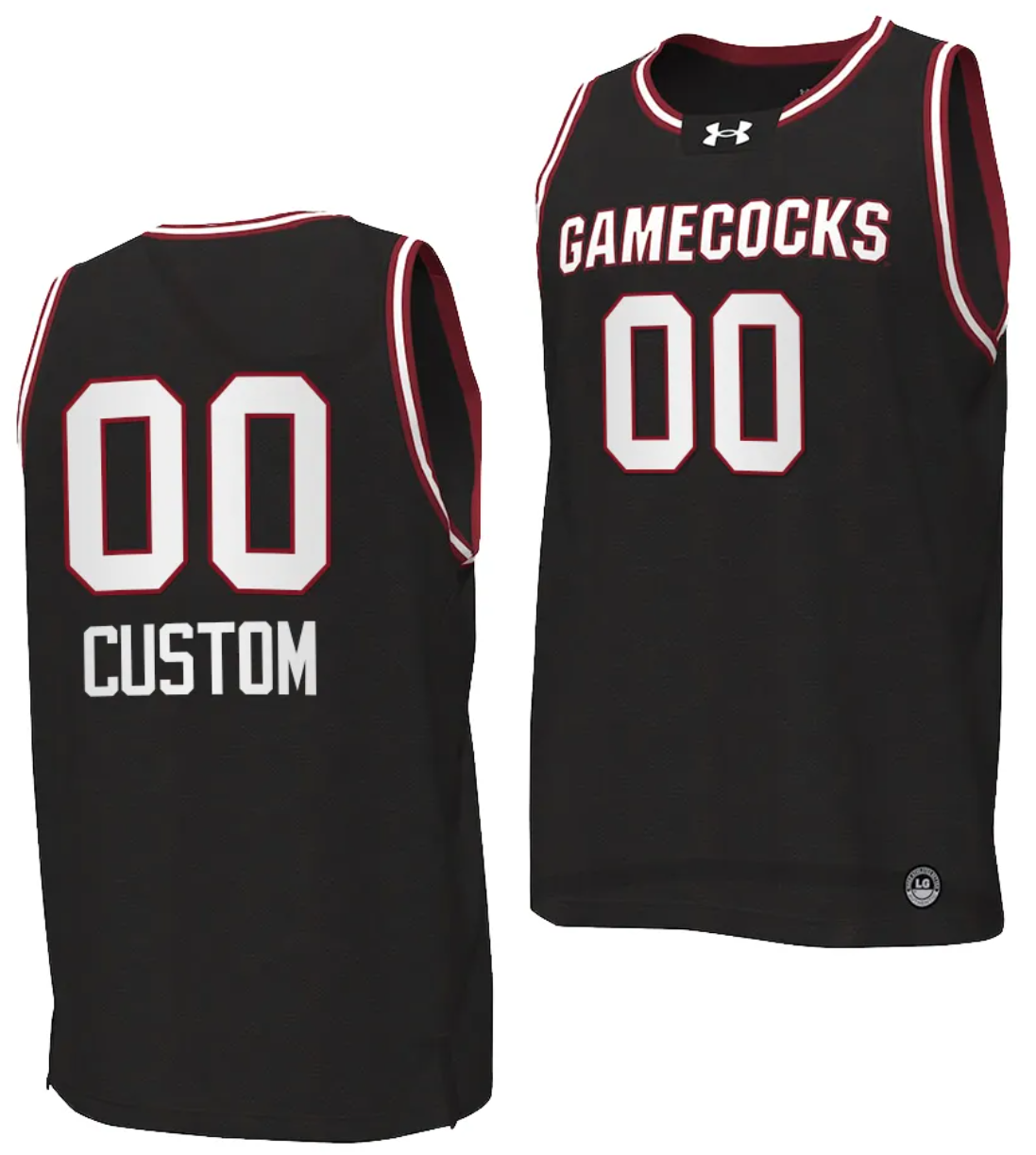Custom South Carolina Gamecocks Jersey Name and Number College Basketball 2023-24 Black