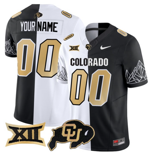 Custom Colorado Buffaloes Jersey Name, Number 2025 Limited V2 Stitched Stripeout