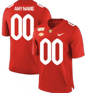Custom Pittsburgh Panthers Jersey Name and Number NCAA College Football Red
