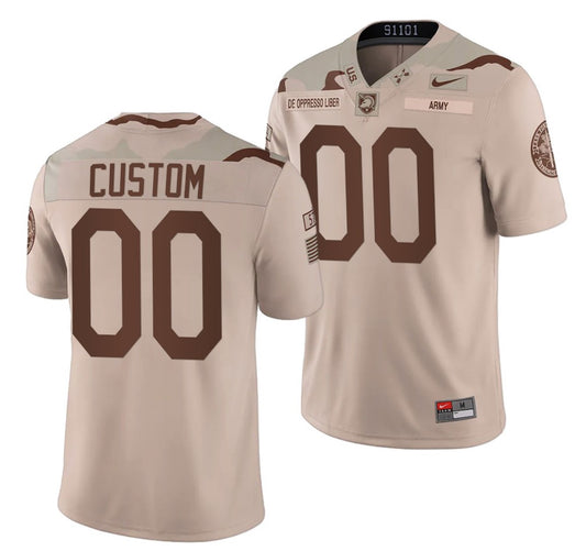 Custom Army Black Knights Jersey Name and Number NCAA College Football Oatmeal United We Stand Rivalry