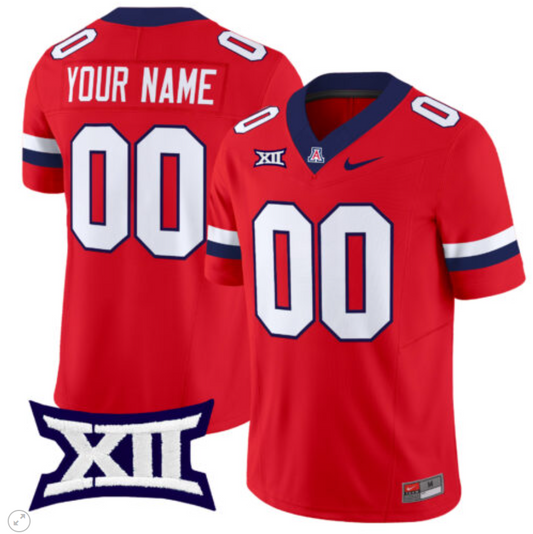 Custom Arizona Wildcats Jersey Name and Number Vapor Limited Football Red