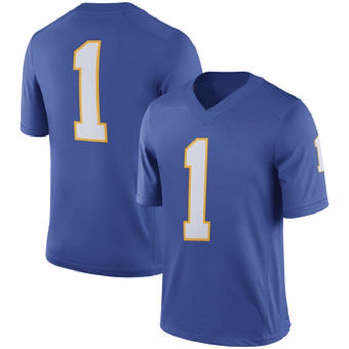 Custom Pittsburgh Panthers Jersey Name and Number NCAA College Football Style 1