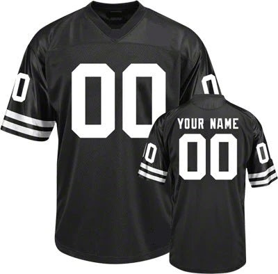 Custom Nebraska Cornhuskers Jersey Name and Number NCAA College Football Black