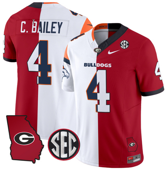 Champ Bailey Jersey #4 Georgia Bulldogs Split Vapor Football Stitched