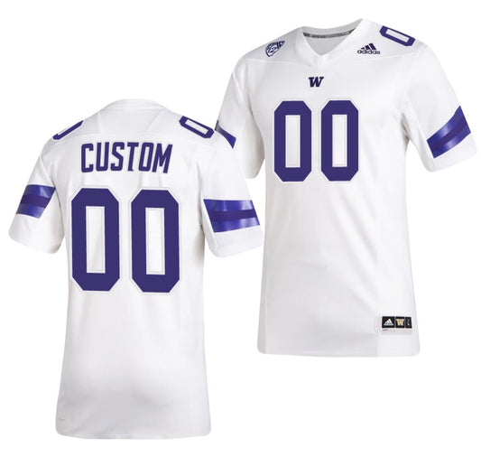 Custom Washington State Cougars Jersey Name and Number NCAA College Football Black