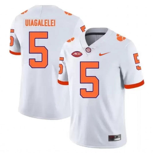 Clemson Tigers #5 D.J. Uiagalelei NCAA College Football Jersey White