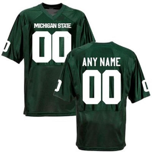Custom Michigan State Spartans Jersey Name and Number College NCAA Football Style 2