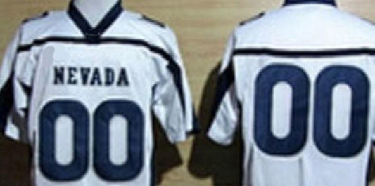 Custom Nevada Wolf Pack Jersey Name and Number NCAA College Football White