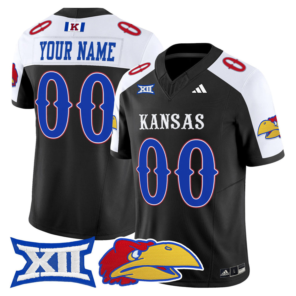 Custom Kansas Jayhawks Jersey Name, Number 2025 Limited Stitched Royal Alter