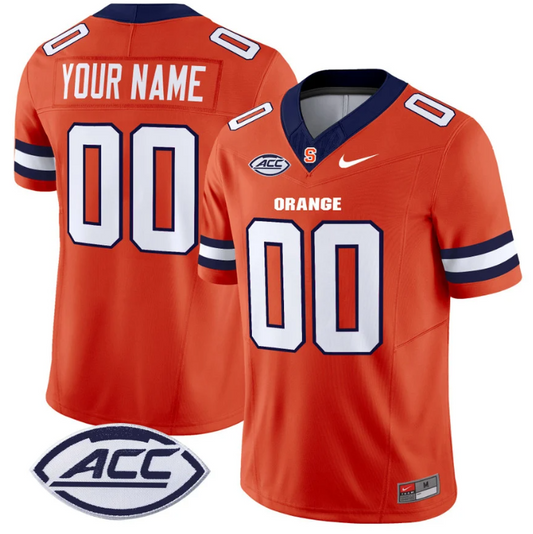 Custom Syracuse Orange Jersey Name and Number Vapor Limited College Football  Orange
