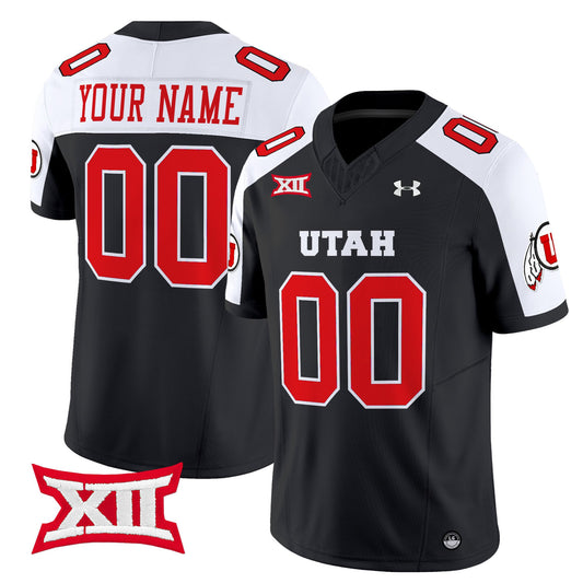 Custom Utah Utes Jersey Name, Number 2025 Vapor Limited Stitched Black Alternate