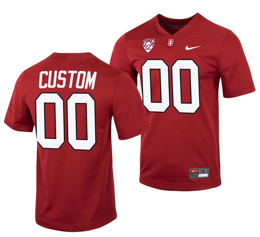 Custom Stanford Cardinal Jersey Name and Number NCAA College Football Untouchable Cardinal
