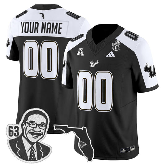 Custom South Florida Bulls Jersey Lee Roy Selmon Legacy Edition Stitched Black Alter