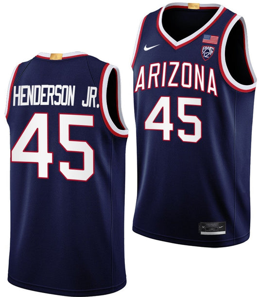 Cedric Henderson Jr Jersey Arizona Wildcats College Basketball Limited #45