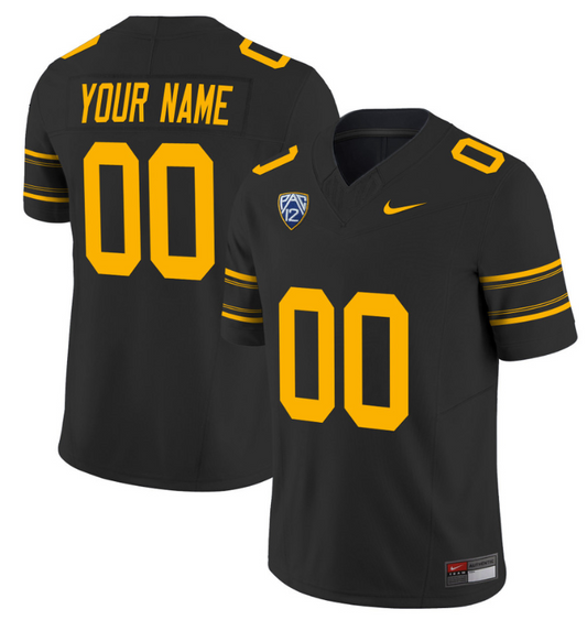 Custom California Golden Bears Jersey Limited Football Stitched Black