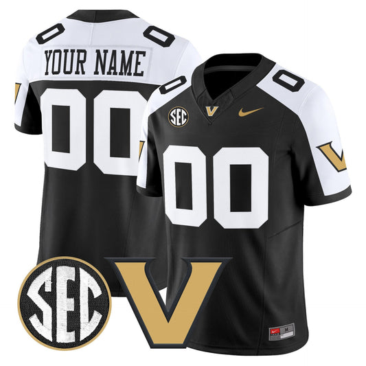 Custom Vanderbilt Commodores Jersey Name, Number 2025 Limited Stitched Alternate