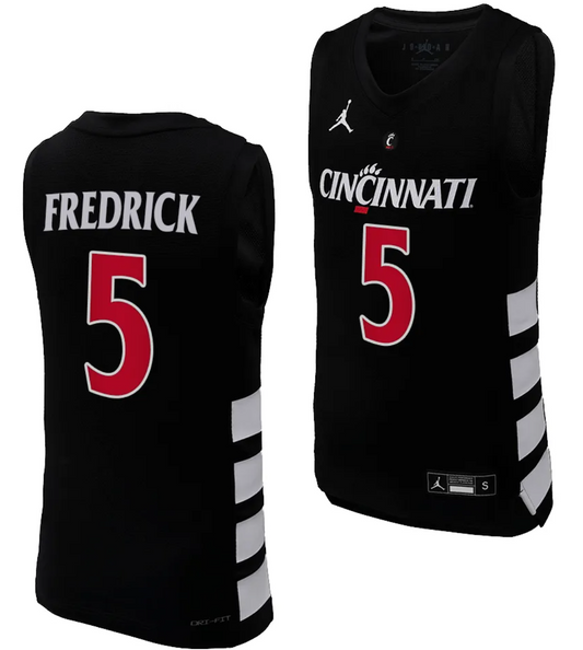 CJ Fredrick Jersey #5 Cincinnati Bearcats College Basketball Replica
