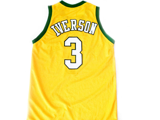 Chancey Billups Jersey #3 Iverson Bethel College Basketball Gold