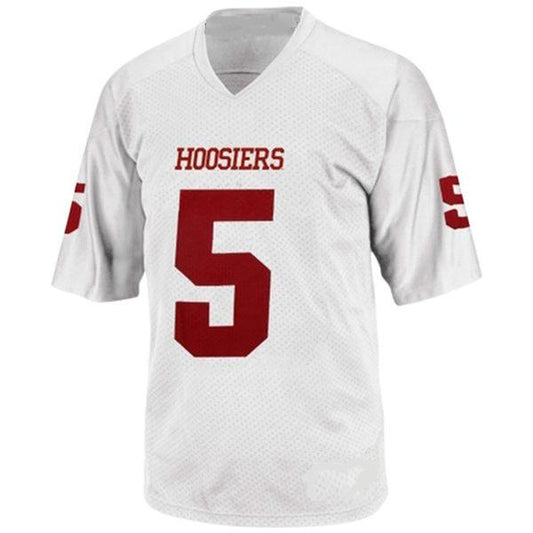 Custom Indiana Hoosiers Jersey Name and Number NCAA College Football White