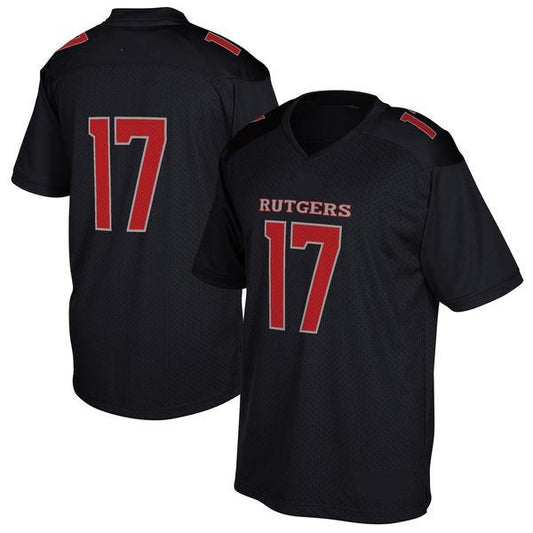 Custom Rutgers Scarlet Knights Jersey Name and Number NCAA College Football