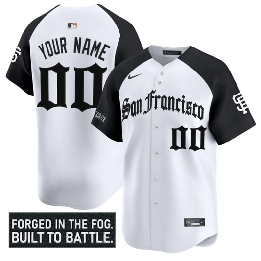 Custom San Francisco Giants Jersey Gothic Fog Edition Vapor Premier Limited Stitched Alternate