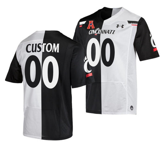 Custom Cincinnati Bearcats Jersey Name and Number NCAA College Football Black White