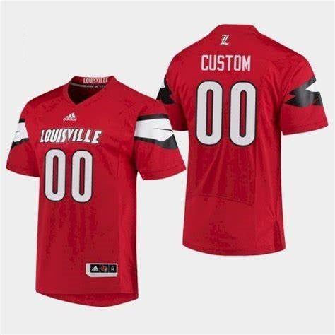 Custom Louisville Cardinals Jersey Name and Number NCAA College Football Red