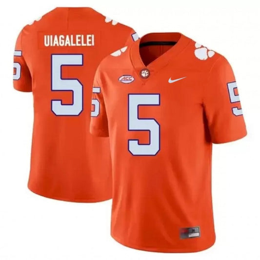Clemson Tigers #5 D.J. Uiagalelei NCAA College Football Jersey Orange