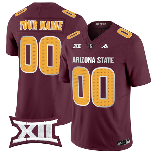 Custom Arizona State Sun Devils Jersey Name, Number 2024 Vapor Limited Maroon