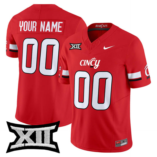 Custom Cincinnati Bearcats Jersey Name, Number 2025 Vapor Limited Stitched Red
