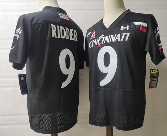 Cincinnati Bearcats #9 Desmond Ridder Alumni Black NCAA Jersey College Football
